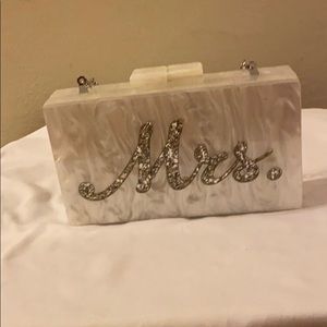 Mrs. Bridal Clutch
